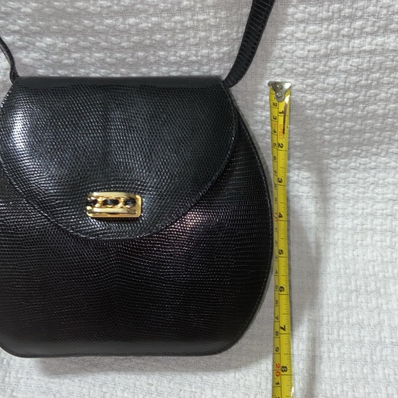 RARE vintage Revillon lizard embossed leather Bag - Picture 14 of 16